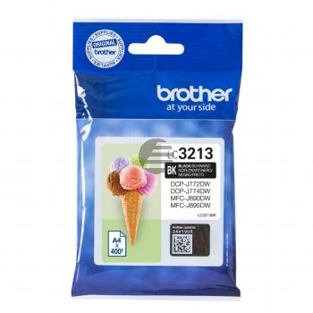 Brother Tintenpatrone schwarz HC (LC-3213BK)