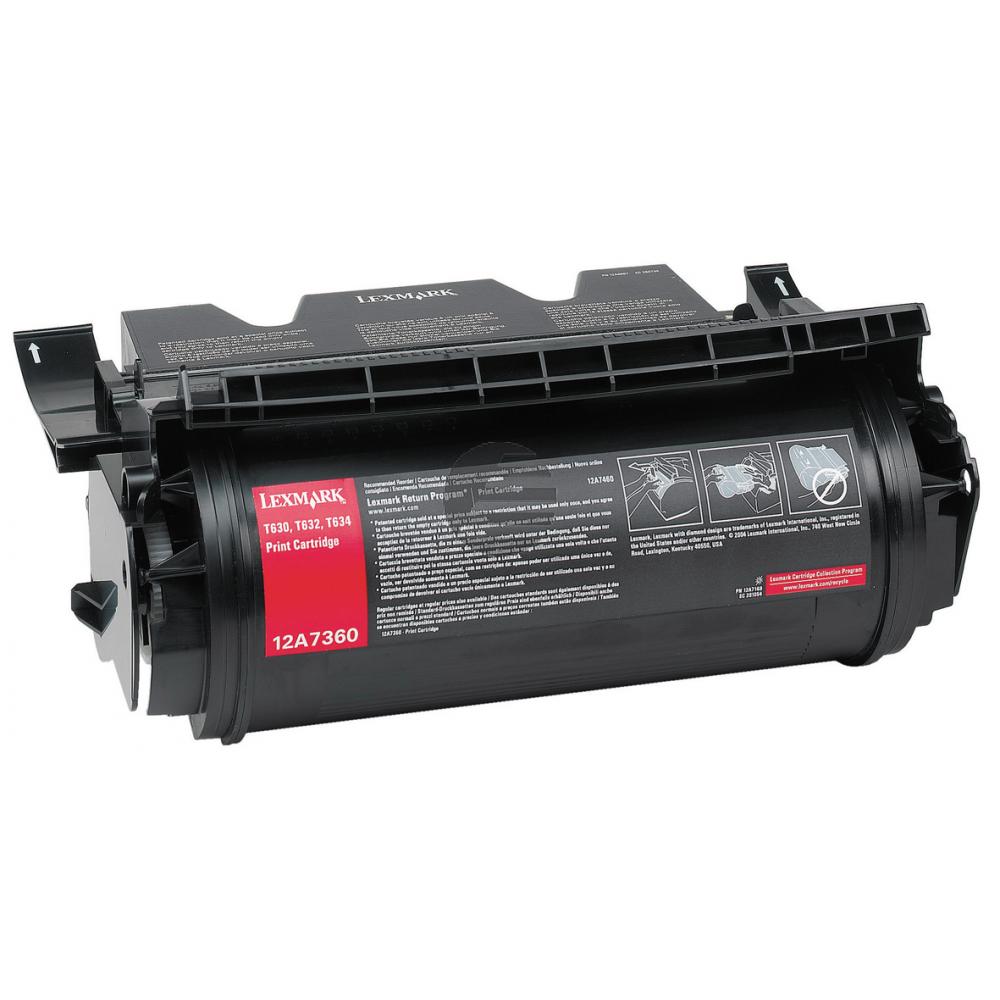Lexmark Toner-Kartusche schwarz (12A7360)