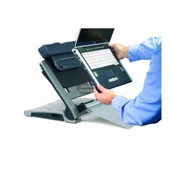 BNEPRM340 BAKKER NOTEBOOKSTAENDER Ergo T340 silber-schwarz Kunststoff BNEPRM340 BAKKER NOTEBOOKSTAENDER Ergo T340 silber-schwarz Kunststoff