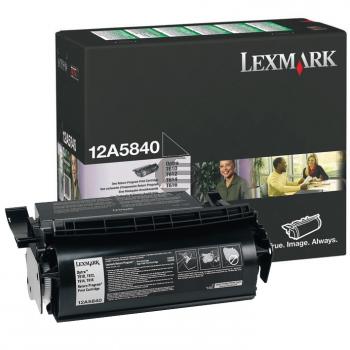 Lexmark Toner-Kartusche Prebate schwarz (12A5840)