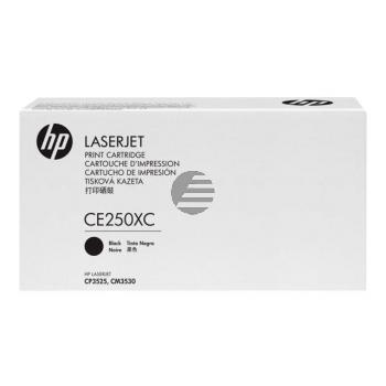 HP Toner-Kartusche Contract (nur für Vertragskunden) schwarz HC (CE250XC, 504XC)