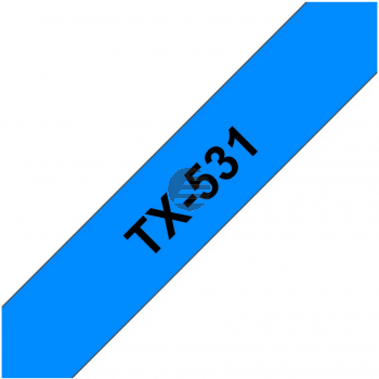 Brother Schriftbandkassette schwarz/blau (TX-531)
