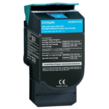 Lexmark Toner-Kit Prebate cyan HC (C540H1CG)