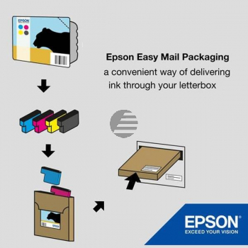 Epson Tintenpatrone (EasyMail) gelb, magenta, schwarz, cyan (C13T16264511, T1626)