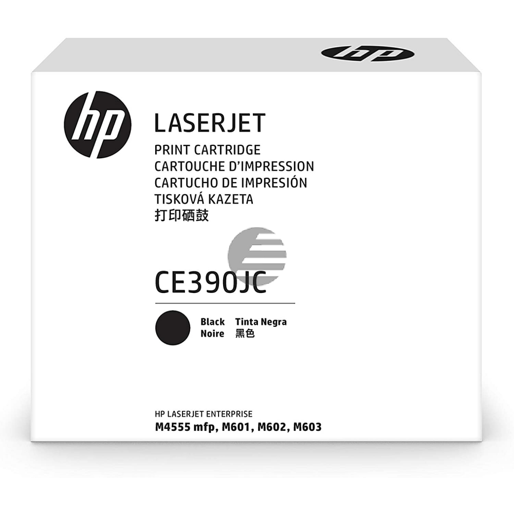 HP Toner-Kartusche Contract (nur für Vertragskunden) schwarz HC plus (CE390JC, 90J)