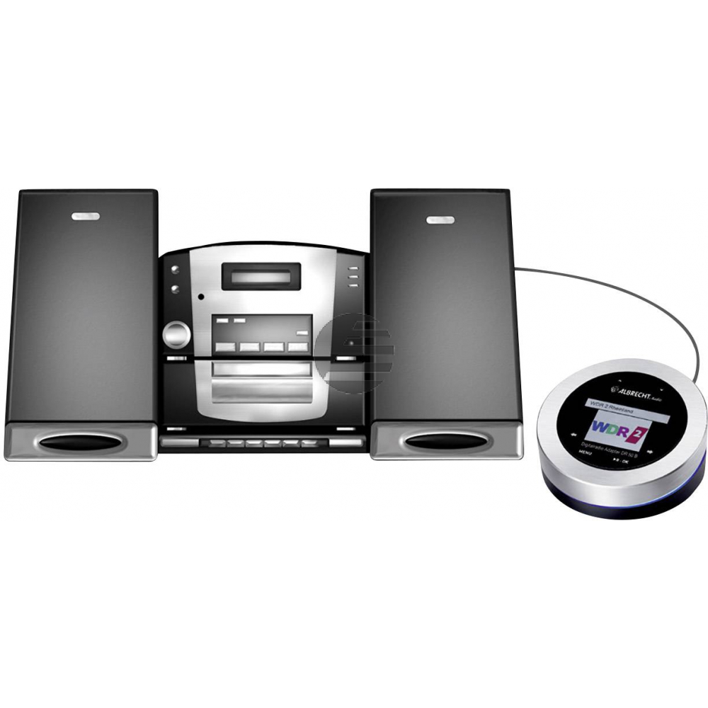 Albrecht DR 50 B Digitalradio- und Bluetoothadapter, silber/schwarz