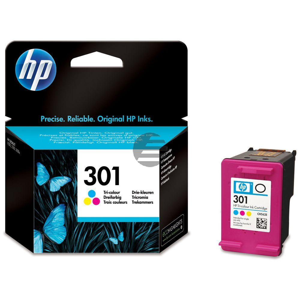 HP Tintendruckkopf cyan/magenta/gelb (CH562EE#BA3, 301)