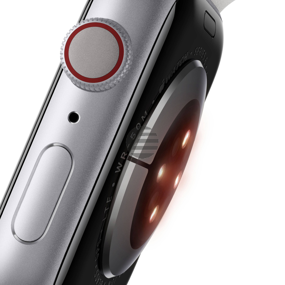 Apple Watch Series 6 Nike Cell (LTE) 44 mm Alu space grey, Sport anthrac./black