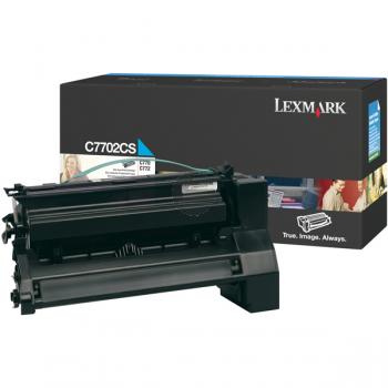 Lexmark Toner-Kartusche cyan (C7702CS)
