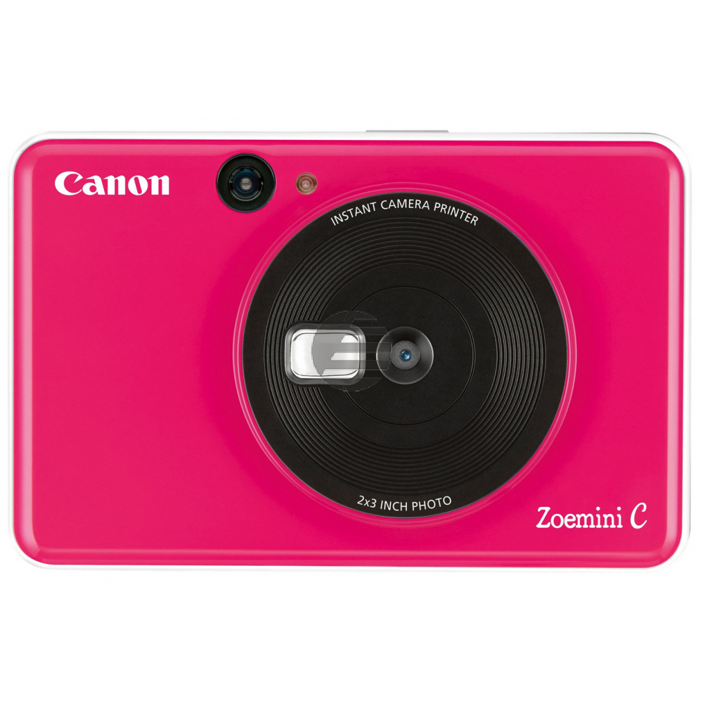 Canon Zoemini C - Digitalkamera - Kompaktkamera mit PhotoPrinter - 5.0 MPix - Bubblegum Pink