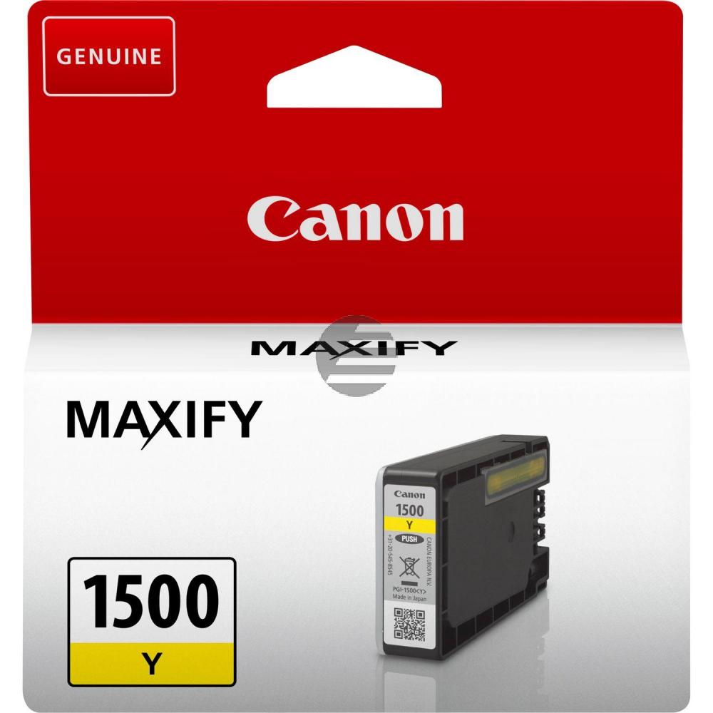 Canon Tintenpatrone gelb (9231B001, PGI-1500Y)