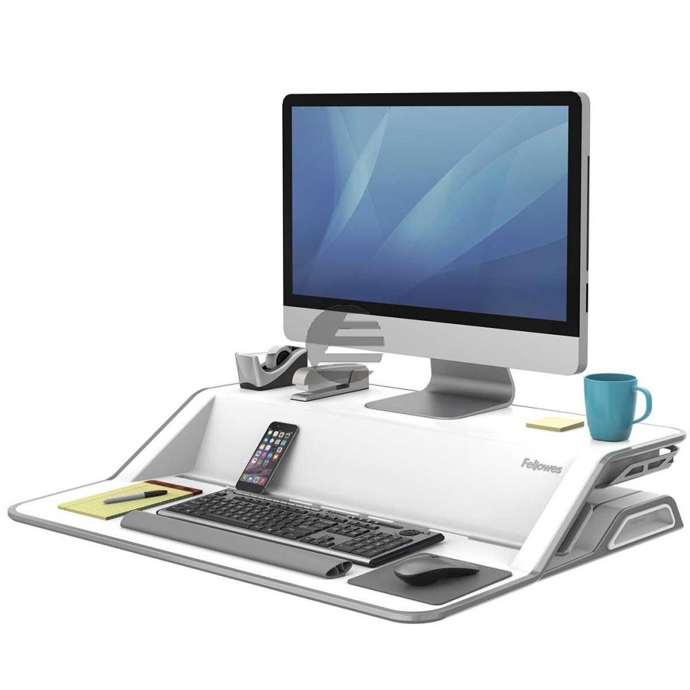 Fellowes Schreibtisch Sitz-Steh Workstation weiß (0009901)