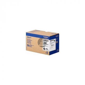 Brother Schriftbandkassette schwarz/silber matt (HGE-M951V5)