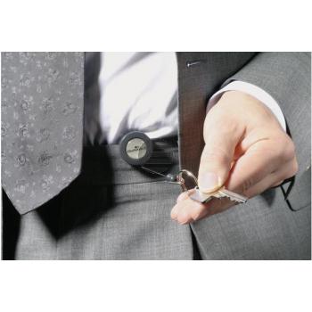 DURABLE Ausweiskarten-Halter 822258 10 Stück mit Schlüsselring