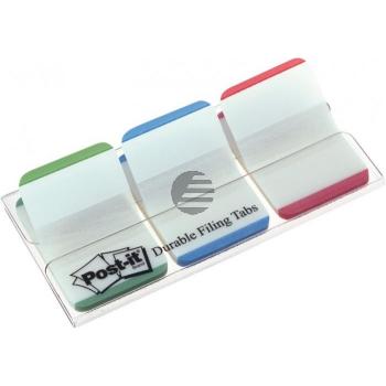 Post-It Index Strong grün/blau/rot 25,4 x 38 mm 3 x 22 Blatt