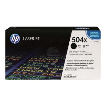 HP Toner-Kartusche schwarz HC (CE250X, 504X)