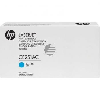 HP Toner-Kartusche Contract (nur für Vertragskunden) cyan (CE251AC)