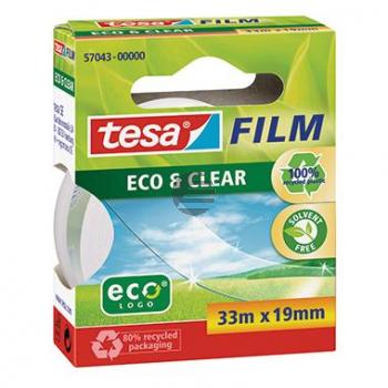 Tesa Film Eco & Clear 19 mm x 33 m braun