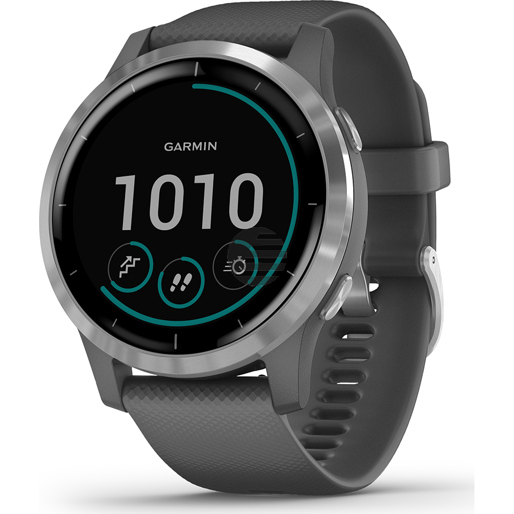 Garmin vivoactive 4 GPS-Fitness-Smartwatch dunkelgrau/silber
