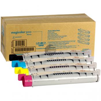 QMS Toner-Kit gelb, magenta, schwarz, cyan (171-0504-001)