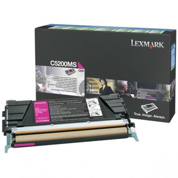 Lexmark Toner-Kartusche Prebate magenta (C5200MS)