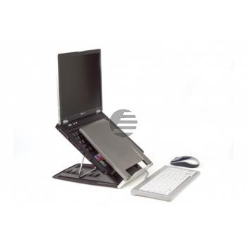 BNEQ330 BAKKER NOTEBOOKSTAENDER Ergo Q330 silber Kunststoff BNEQ330 BAKKER NOTEBOOKSTAENDER Ergo Q330 silber Kunststoff