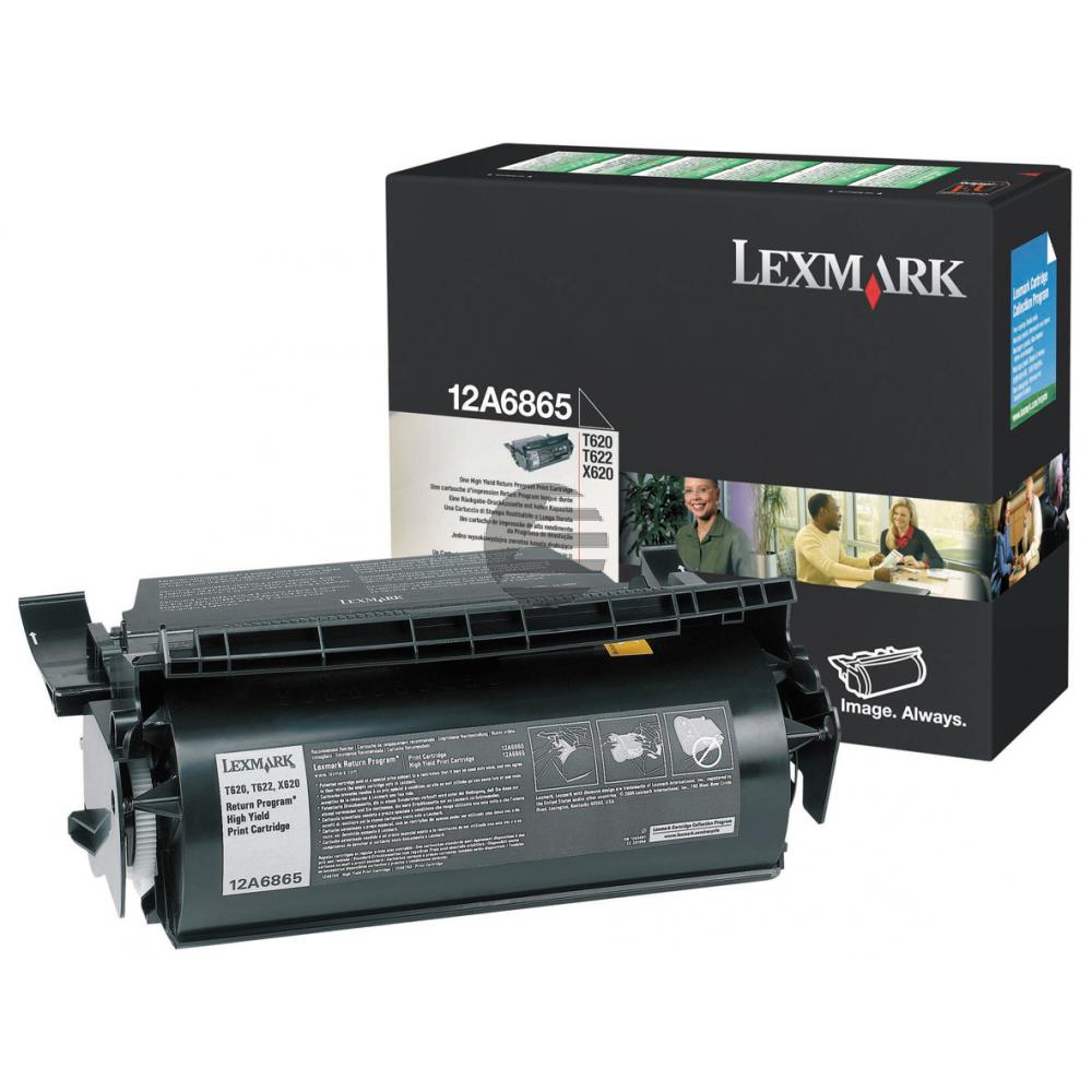 Lexmark Toner-Kartusche Prebate schwarz HC (12A6865)
