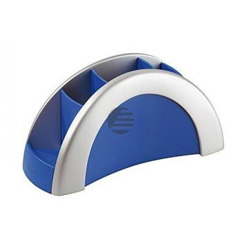Durable Stifteköcher Pen Holder blau/silber