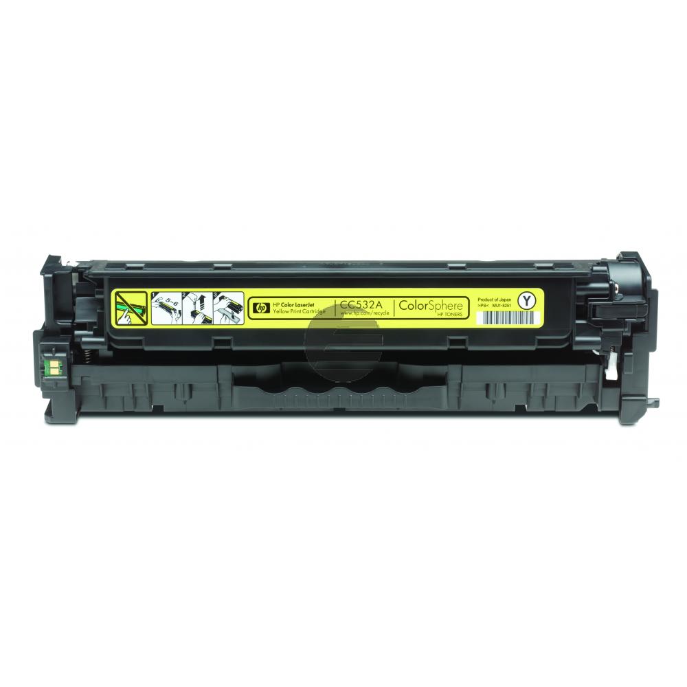 HP Toner-Kartusche gelb (CC532A, 304A)