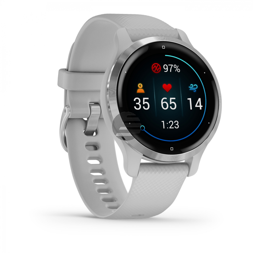 Garmin Venu 2S Smartwatch, hellgrau/silber Garmin Venu 2S Smartwatch, hellgrau/silber
