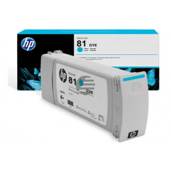 HP Tintenpatrone cyan (C4931A, 81)