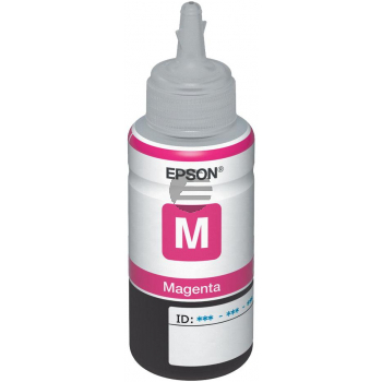 Epson Tintennachfüllfläschchen magenta (C13T66434A, T6643)