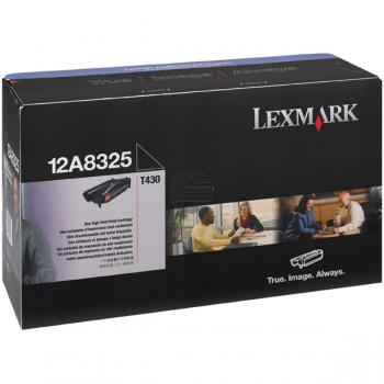 Lexmark Toner-Kartusche schwarz HC (12A8325)