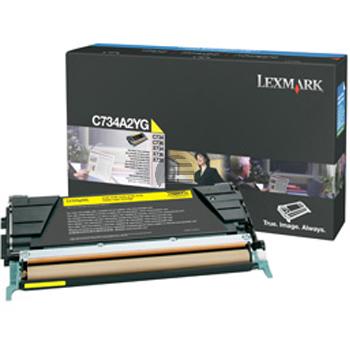 Lexmark Toner-Kartusche gelb (C734A2YG)