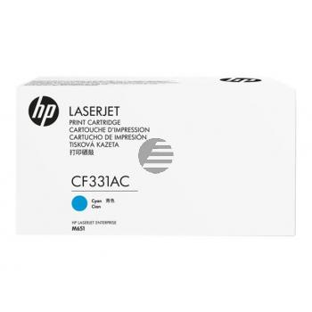 HP Toner-Kartusche Contract (nur für Vertragskunden) cyan (CF331AC, 654AC)