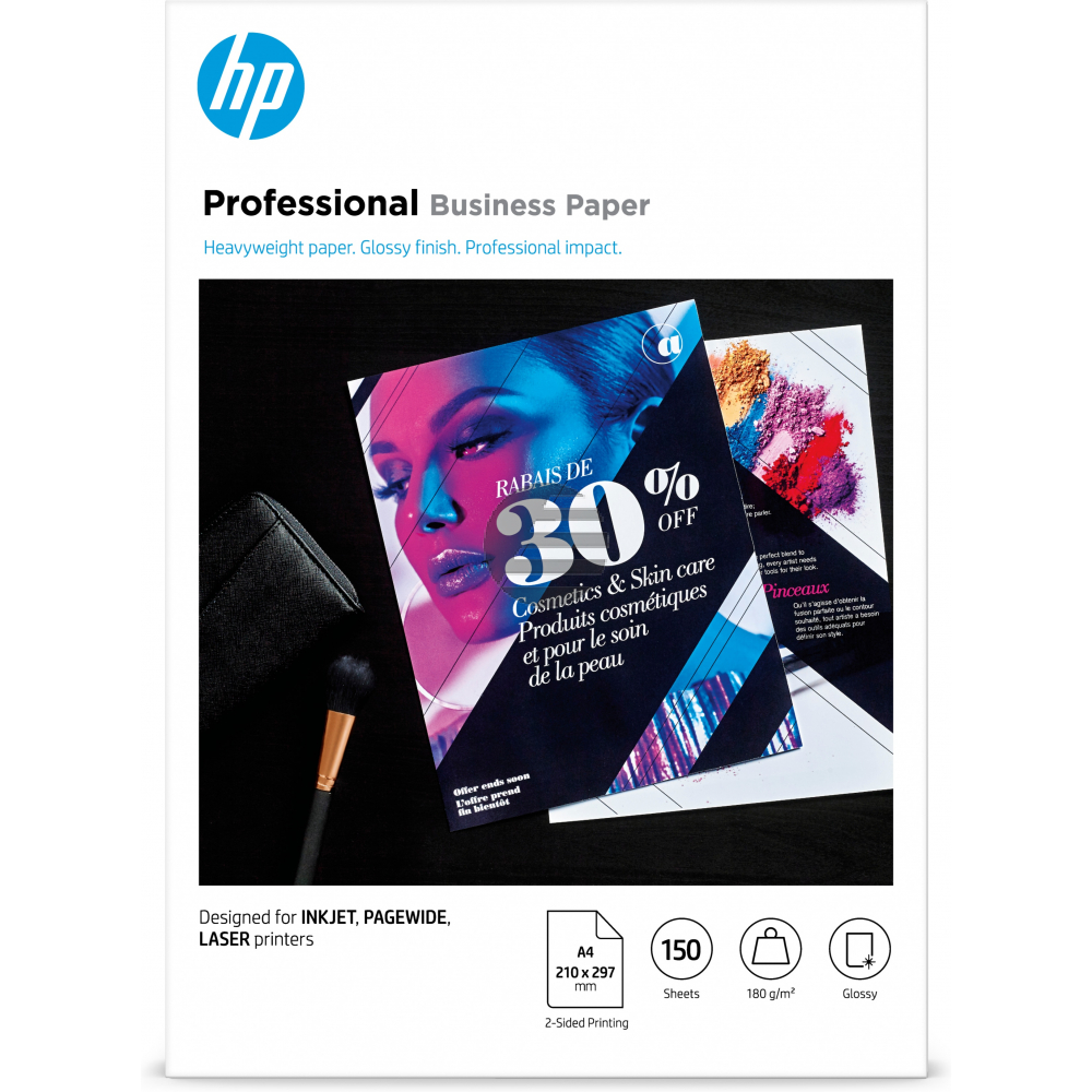 3VK91A HP PROFESSIONAL BIZ PAPIER A4 150Blatt 180gr FSC