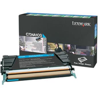 Lexmark Toner-Kartusche Prebate cyan (C734A1CG)
