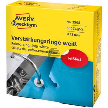 Avery Zweckform Lochverstärkungsringe weiß (3508)
