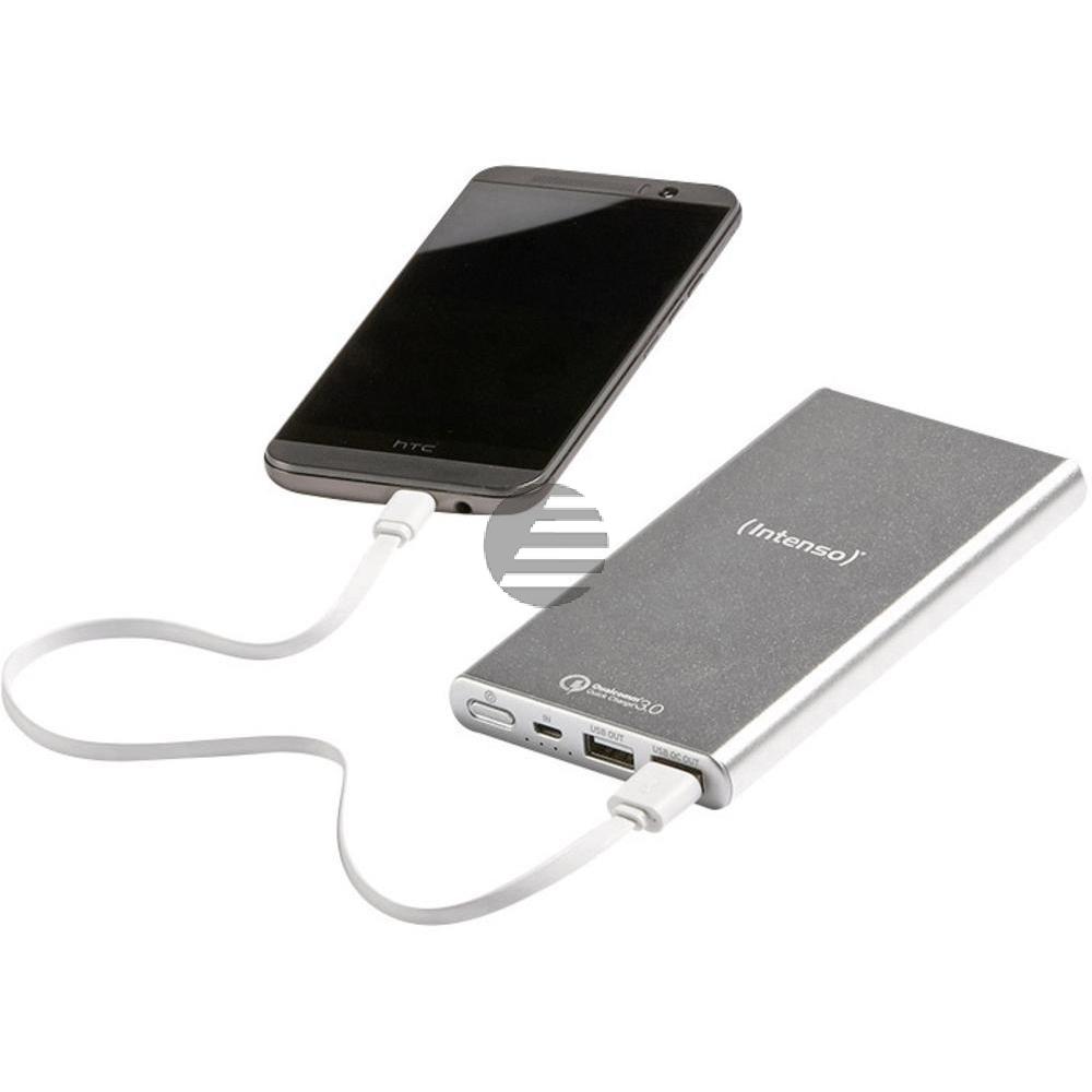 INTENSO POWERBANK Q10000 QUICK CHARGE 7334531 10.000mAh silber