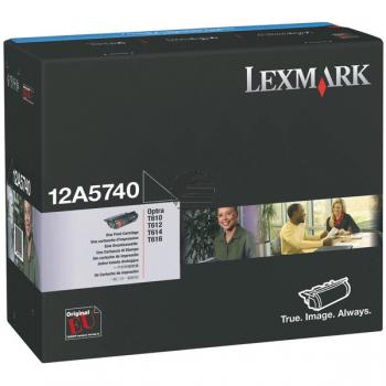 Lexmark Toner-Kartusche schwarz (12A5740)