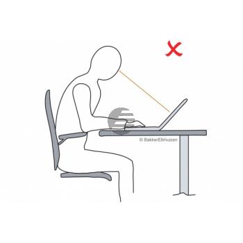 BNEQNOTE350 BAKKER NOTEBBOOKSTAENDER QNote 350 lichtgrau Kunststoff BNEQNOTE350 BAKKER NOTEBBOOKSTAENDER QNote 350 lichtgrau Kunststoff