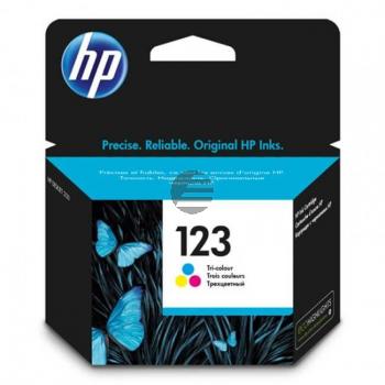 HP Tintendruckkopf cyan/magenta/gelb (F6V16AE, 123)