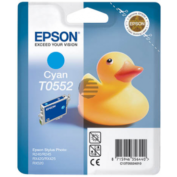 Epson Tintenpatrone Ente cyan (C13T05524010, T0552)