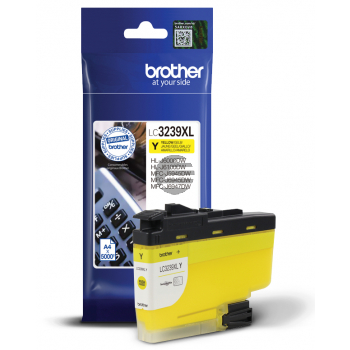 Brother Tintenpatrone gelb HC (LC-3239XLY)