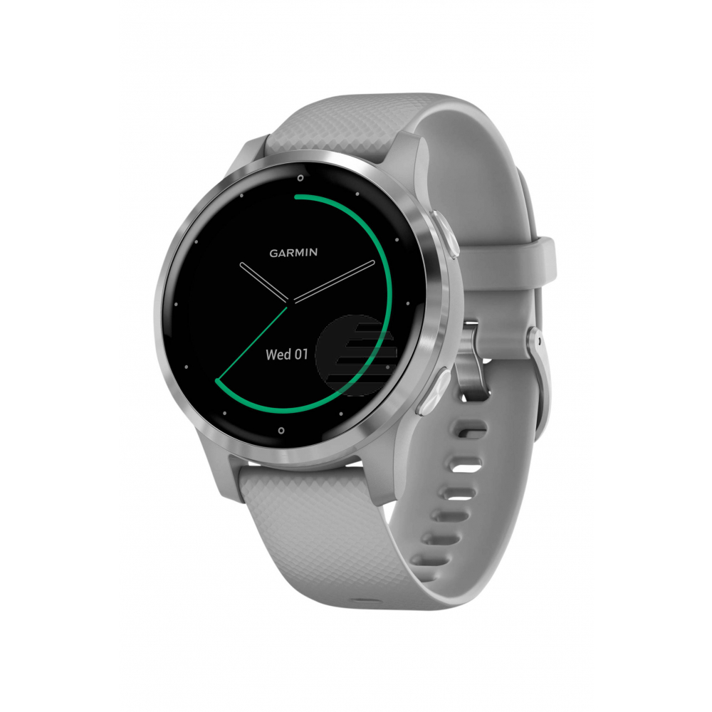 Garmin vivoactive 4s GPS-Fitness-Smartwatch grau/silber