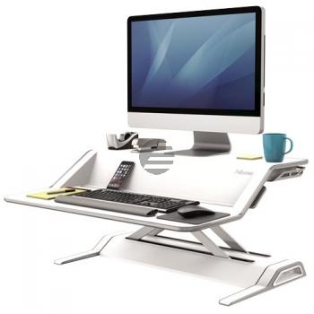 Fellowes Schreibtisch Sitz-Steh Workstation weiß (0009901)