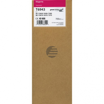 Epson Tintenpatrone magenta HC plus (C13T694300, T6943)