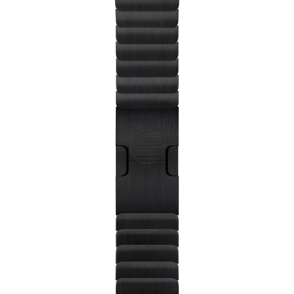 Apple 38mm Link Bracelet - Uhrarmband für Smartwatch - 135 - 195 mm - Space Black - für Watch (38 mm, 40 mm)