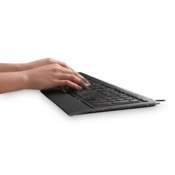 Logitech K740 Illuminated Keyboard USB schwarz