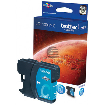Brother Tintenpatrone cyan HC (LC-1100HYC)